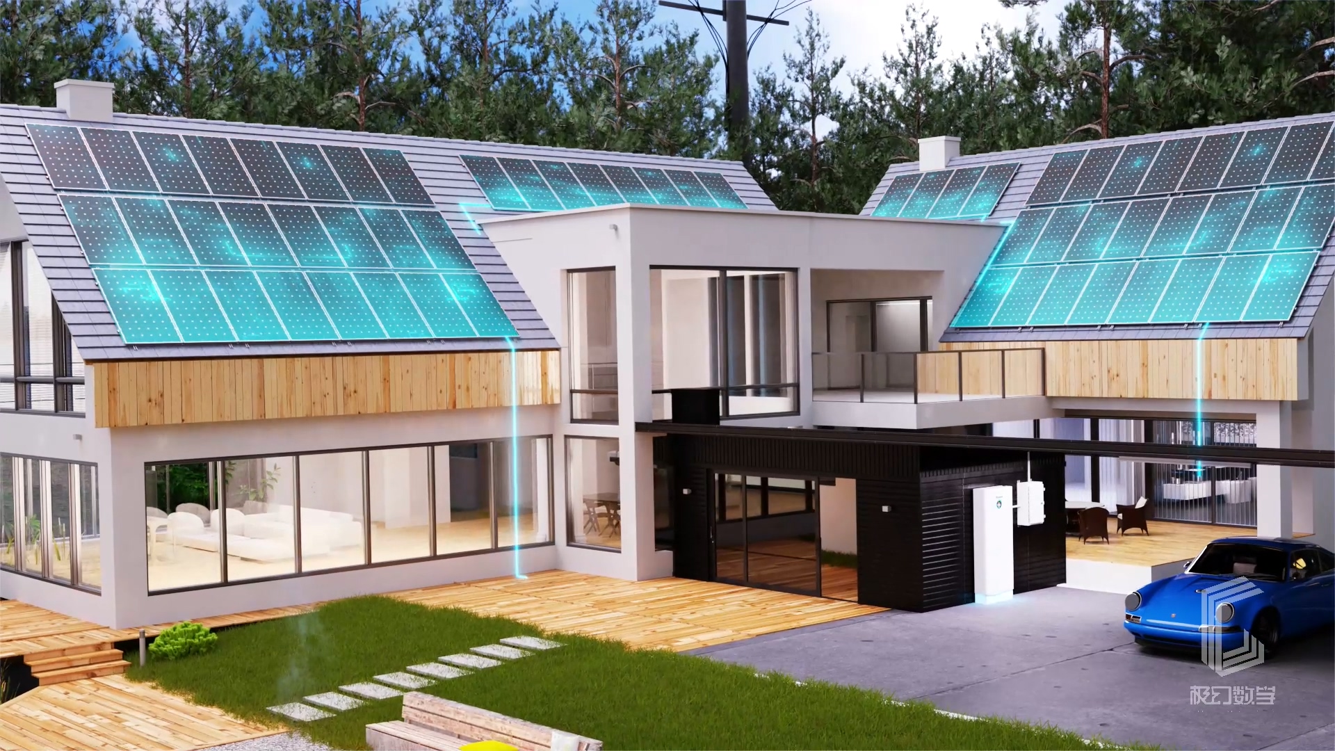 光伏储能电池产品展示片